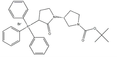 CAS:376653-42-8 fosfónium, [(3'R)-1'-[(1,1-dimetyletoxy)karbonyl]-2-oxo[1,3'-bipyrolidín]-3-yl]trifenyl-, bromid